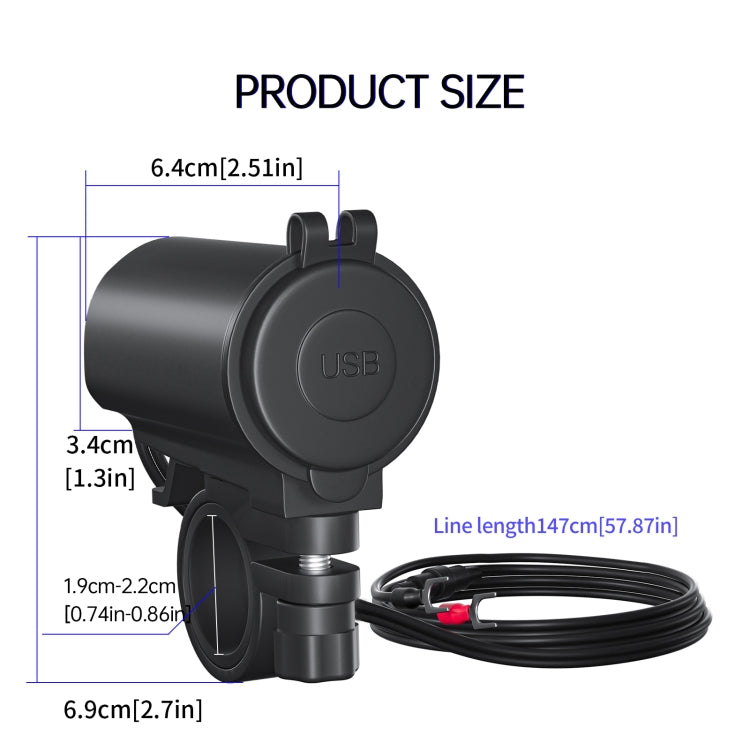 ZH-526I1 Car / Motorcycle 4.2A Dual USB Port Car Charger, ZH-526I1