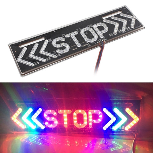 Motorcycle 12V LED Brake Light Super Bright with Turn Warning Light, Turn Warning Light