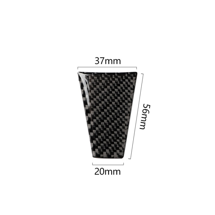 Carbon Fiber Car Steering Wheel Decorative Sticker for Tesla Model S / X, Steering Wheel
