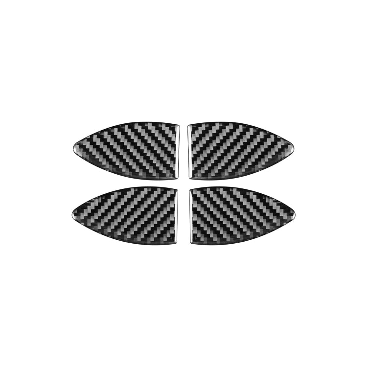 Carbon Fiber Car Inner Door Bowl Decorative Sticker for Toyota Old RAV4 2006-2013,Left and Right Drive Universal, Inner Door Bowl