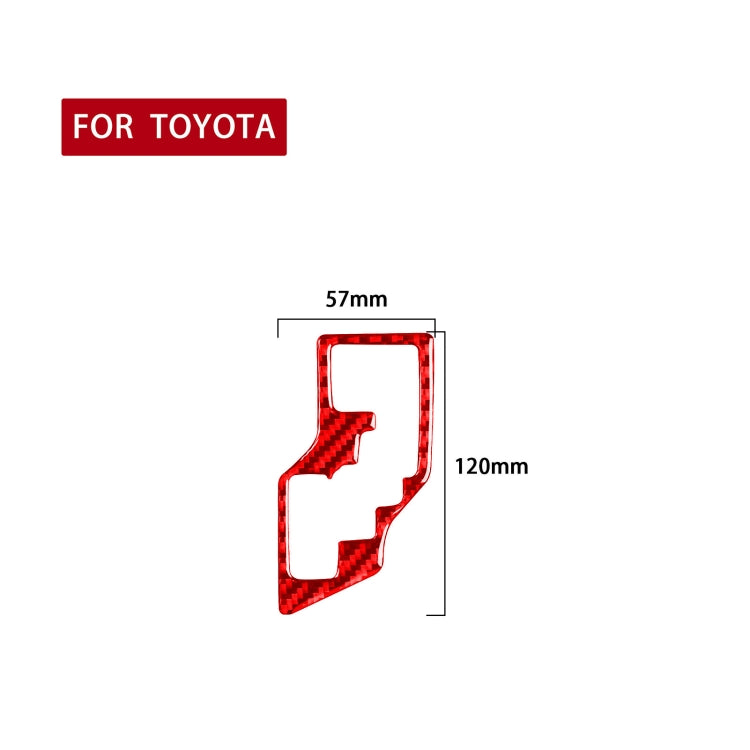 Carbon Fiber Car Gear Decorative Sticker for Toyota Corolla 2014-2018,Left Drive, Gear,Left Drive