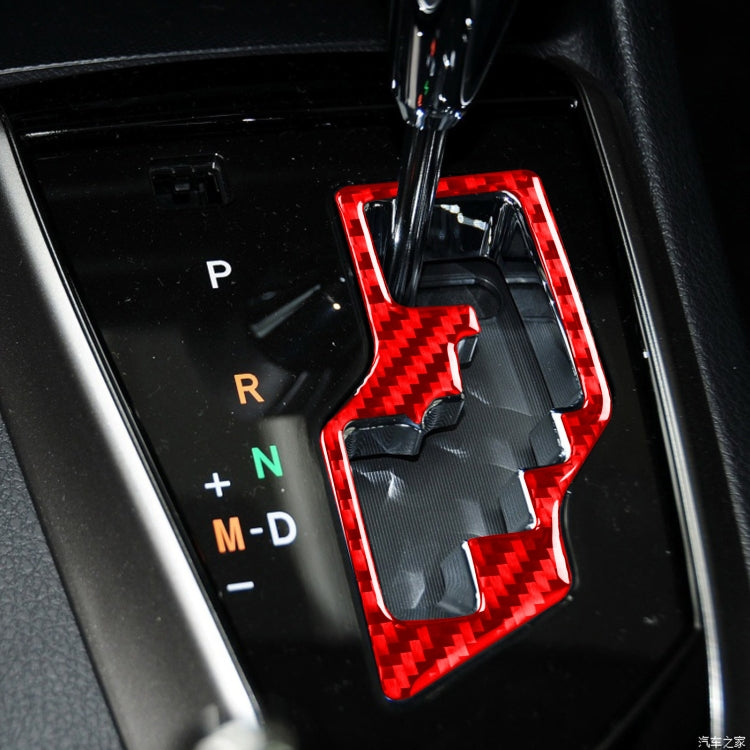 Carbon Fiber Car Gear Decorative Sticker for Toyota Corolla 2014-2018,Left Drive, Gear,Left Drive