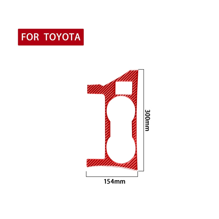 Carbon Fiber Car Cup Holder Panel A Decorative Sticker for Toyota Corolla 2014-2018,Left Drive, Cup Holder Panel A,Left Drive