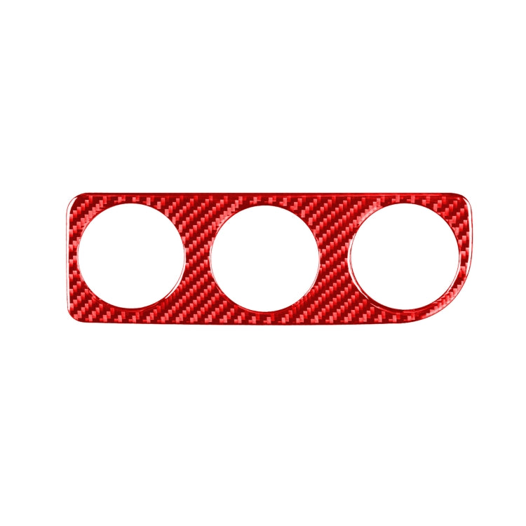 Carbon Fiber Car Air Conditioner Switch Panel B Decorative Sticker for Toyota Corolla 2014-2018,Left Drive