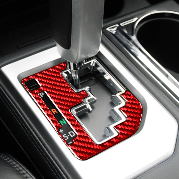 Carbon Fiber Car Gear Indication Decorative Sticker for Toyota Tundra 2014-2018,Left and Right Drive Universal