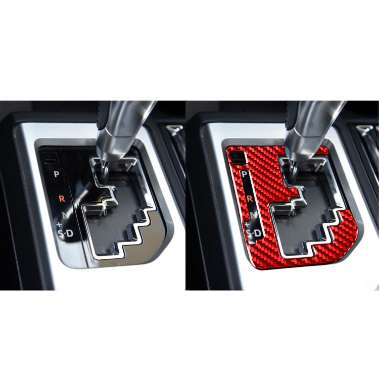 Carbon Fiber Car Gear Indication Decorative Sticker for Toyota Tundra 2014-2018,Left and Right Drive Universal
