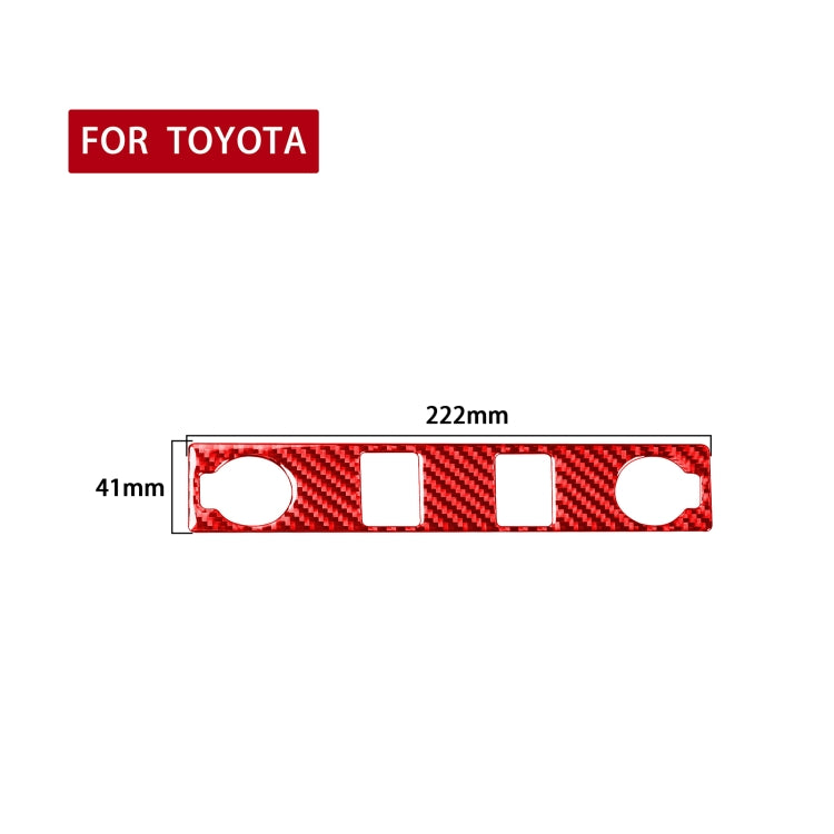 Carbon Fiber Car Cigarette Lighter Switch Decorative Sticker for Toyota Tundra 2014-2018,Left and Right Drive Universal, Cigarette Lighter Switch