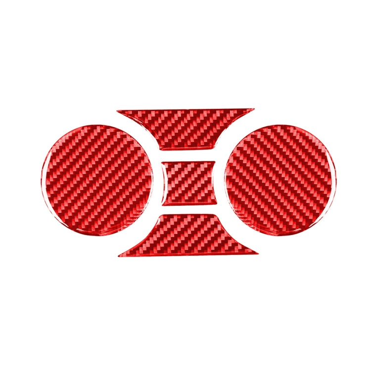 Carbon Fiber Car Central Control Cup Holder Panel Decorative Sticker for Toyota Tundra 2014-2018,Left and Right Drive Universal, Central Control Cup Holder Panel