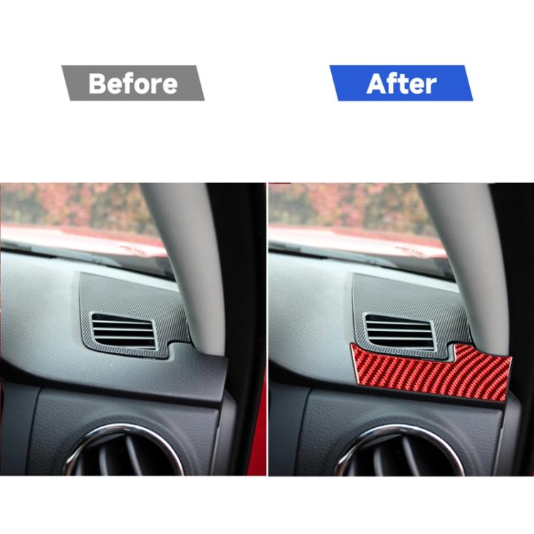 2 PCS / Set Carbon Fiber Car Dashboard Air Outlet Decorative Sticker for Toyota Tundra 2014-2018,Right Drive, Dashboard Air Outlet,Right Drive