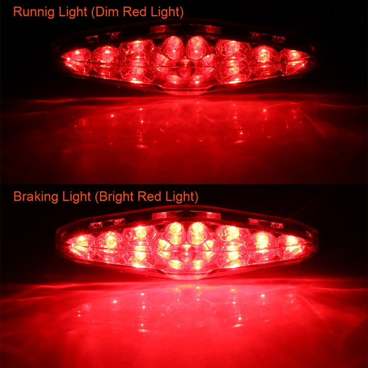 2 PCS KC-WD-NEW-3X Motorcycle LED Brake Light Running Lamp, KC-WD-NEW-3X, Running Lamp