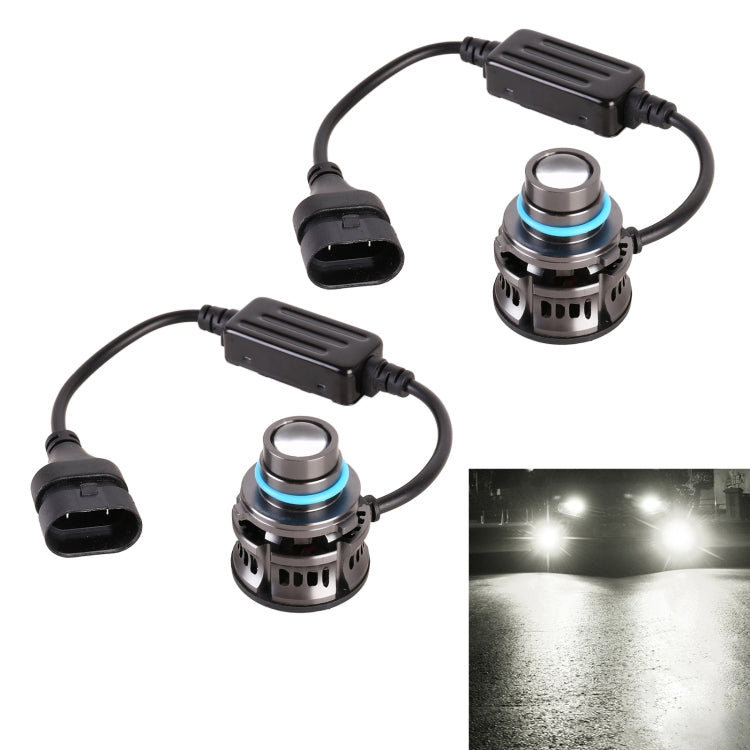 1 Pair 9006 27W / DC12V Car Aluminum Alloy LED Headlight, 9006 (Lime Green), 9006 (White Light), 9006 (Blue Light), 9006 (Gold Light)