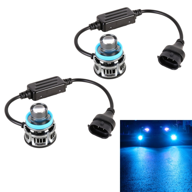 1 Pair H11 27W / DC12V Car Aluminum Alloy Flashing LED Headlight, H11 Flashing (Lime Green), H11 Flashing (White Light), H11 Flashing (Blue Light), H11 Flashing (Gold Light)