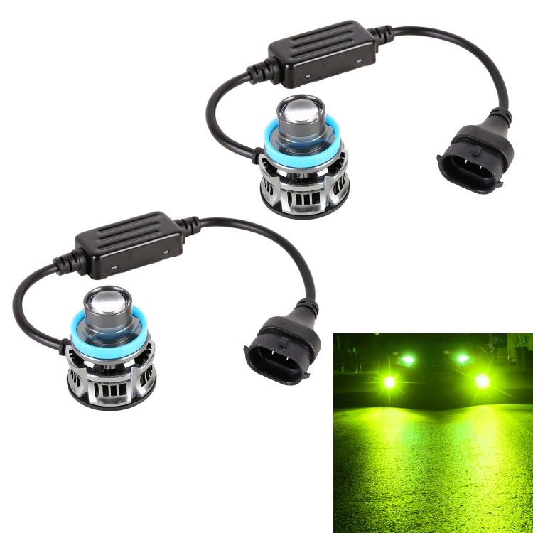 1 Pair H11 27W / DC12V Car Aluminum Alloy Flashing LED Headlight, H11 Flashing (Blue Light), H11 Flashing (Gold Light), H11 Flashing (Lime Green), H11 Flashing (White Light)