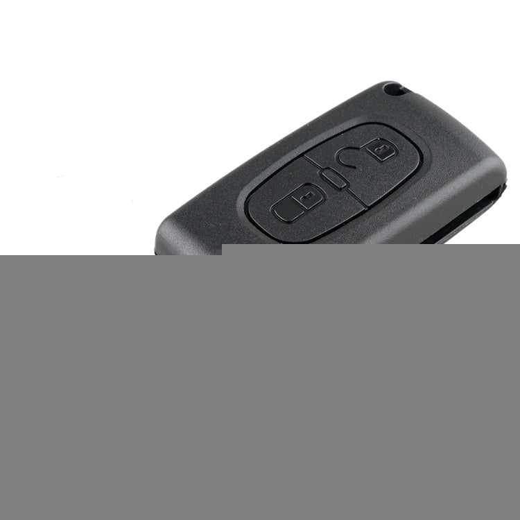 For PEUGEOT 2 Buttons Intelligent Remote Control Car Key with PCF7961 Integrated Chip & Battery & Holder & Slotted Key Blade & FSK Signal, Frequency: 433MHz, For PEUGEOT FSK Signal