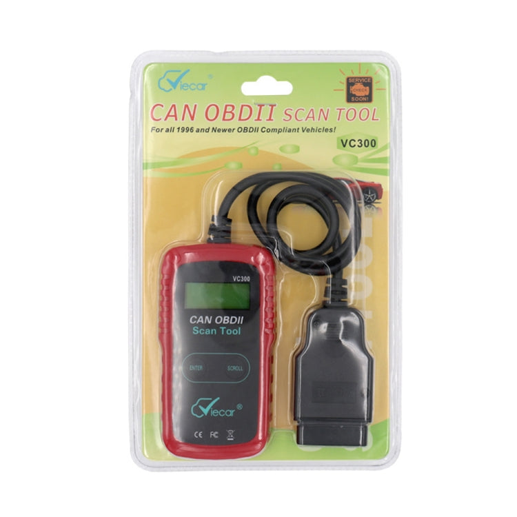 VC300 Car Fault Detector OBD2 EOBD Scanner Code Reader, VC300