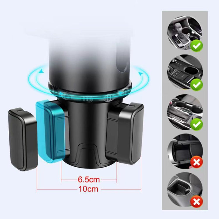 Car 360 Degree Rotation Water Cup Holder Multi-functional Dining Table, Multi-functional Dining Table