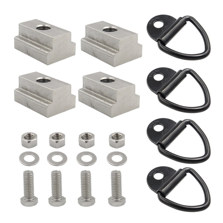 Bed Deck Rails Cleat T Slot Nuts Fits Screws with 3/8 inch-16 Thread for Toyota Tacoma / Tundra, Slot Nuts Fits Screws