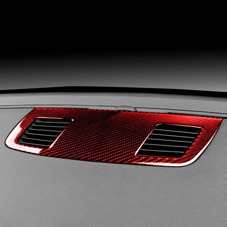 For BMW 3 Series E90 Carbon Fiber Car Instrument Large Outlet Panel Decorative Sticker, Car Instrument Large Outlet Panel