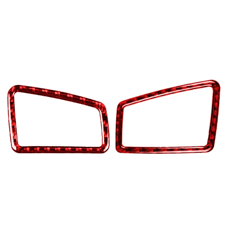 2 PCS Set for BMW 3 Series E90 Carbon Fiber Car Instrument Air Outlet Decorative Sticker,Left Drive, Car Instrument Air Outlet,Left Drive