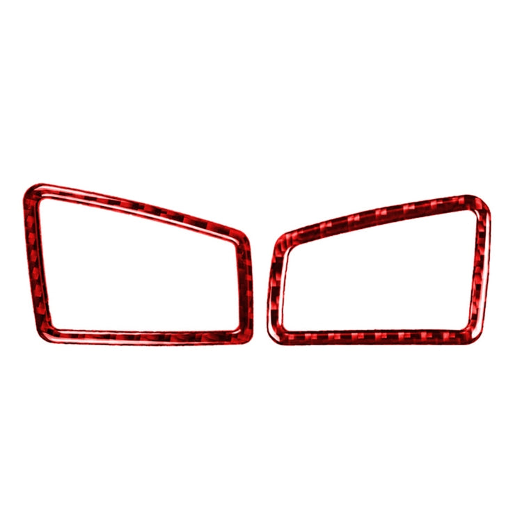 2 PCS Set for BMW 3 Series E90 Carbon Fiber Car Instrument Air Outlet Decorative Sticker,Right Drive, Car Instrument Air Outlet,Right Drive