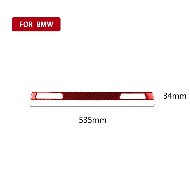 For BMW 3 Series E90 CarBon Fiber Car Water Cup Strip Decorative Sticker,Left Drive, Car Water Cup Strip,Left Drive