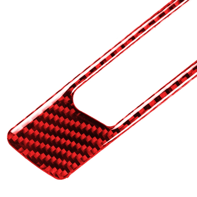 For BMW 3 Series E90 CarBon Fiber Car Water Cup Strip Decorative Sticker,Left Drive, Car Water Cup Strip,Left Drive
