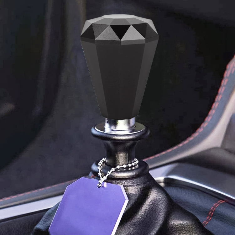 Universal Car Diamond Shape Metal Gear Shift Knob, Silver, Black, Blue, Purple, Red
