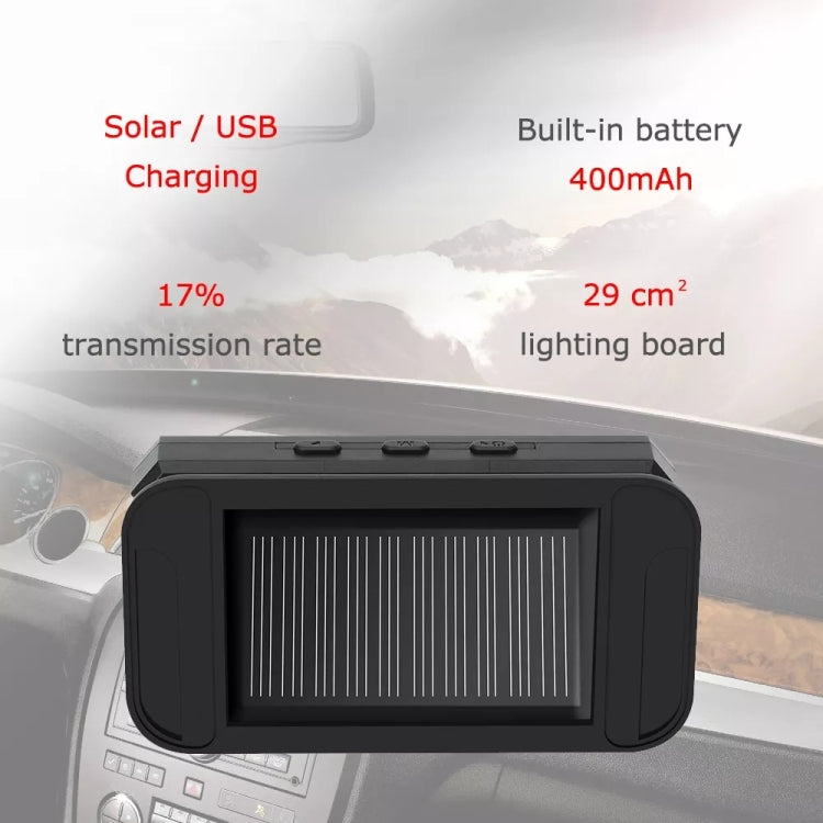 Car High Precision Solar Charging Tire Pressure Monitoring System TPMS, External Beep Sensor, External Beep Sensor