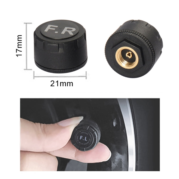Car High Precision Solar Charging Tire Pressure Monitoring System TPMS, External Voice Sensor, External Voice Sensor