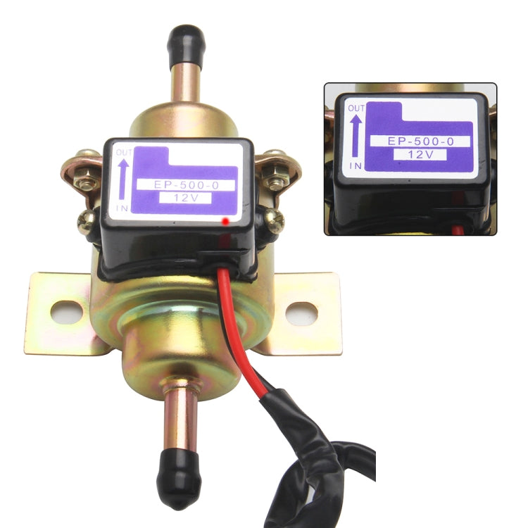 EP-500-0 12V Car modification Electric Fuel Pump, EP-500-0 (Gold)