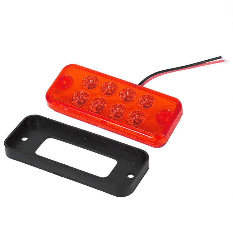 4 PCS 10-30V 8LED Car Tail Light Side Lamp
