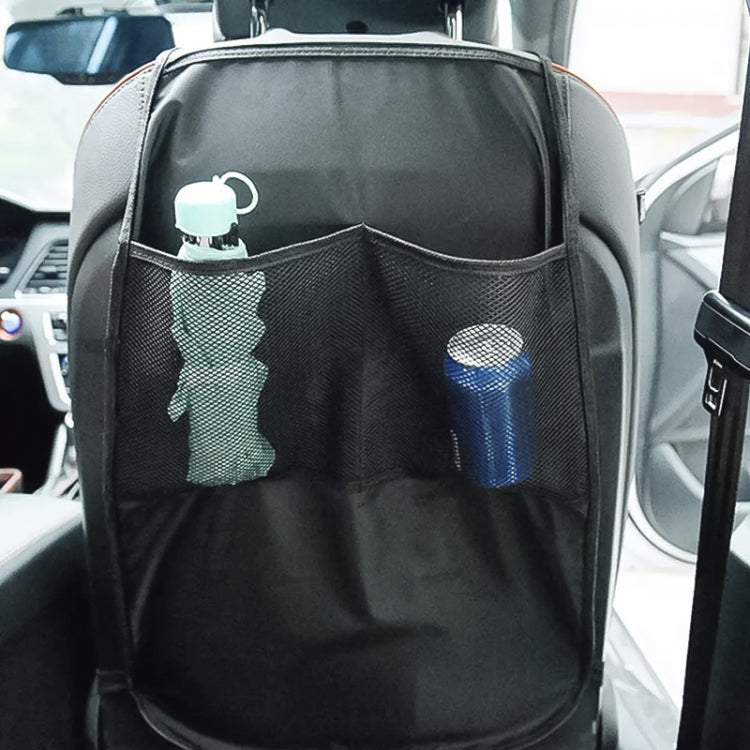 2pcs Car Rear Seat Protection Children Anti-kick Pad with Storage Bags Seat Back Anti-dirty Pad, Car Anti-kick Pad