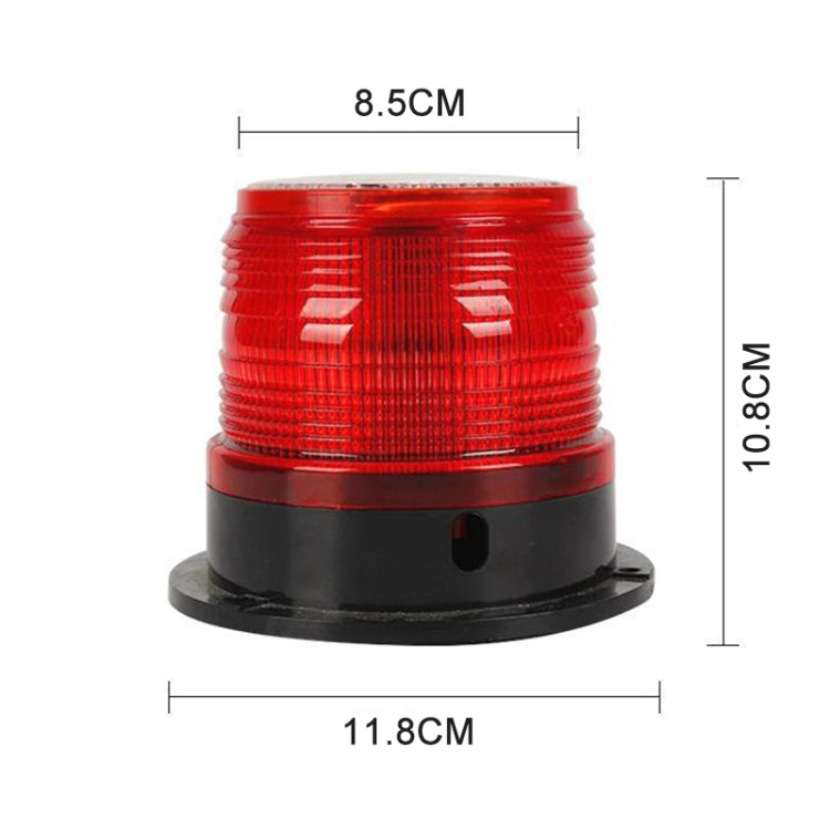 Car Solar Charging Warning Light, Round Yellow, Round Red, Round White