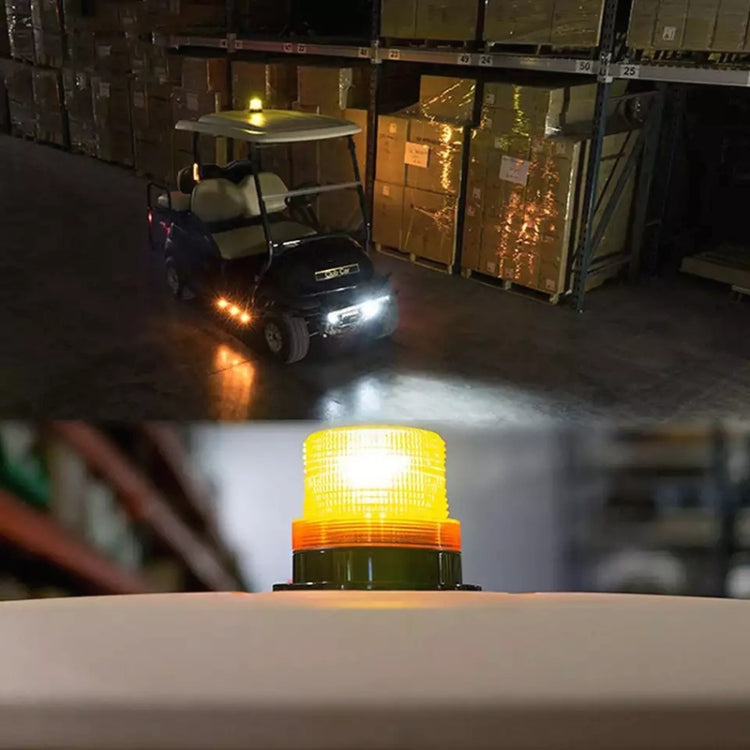Car Solar Charging Warning Light, Round Yellow, Round Red, Round White