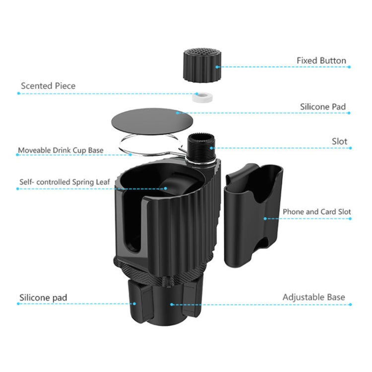 Car Beverage Rack Water Cup Mobile Phone Holder, Water Cup Holder