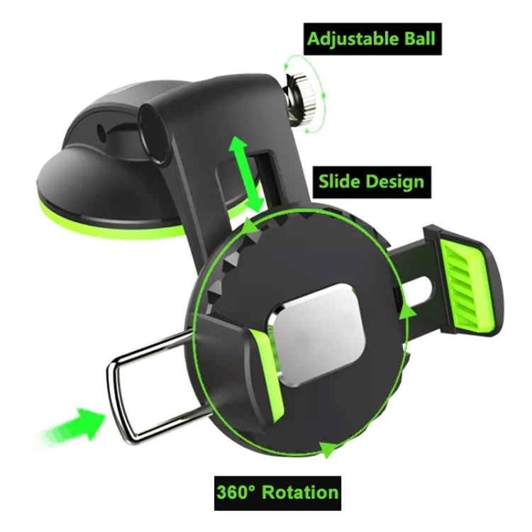 Multifunctional Car Center Console Dashboard Suction Cup Phone Holder
