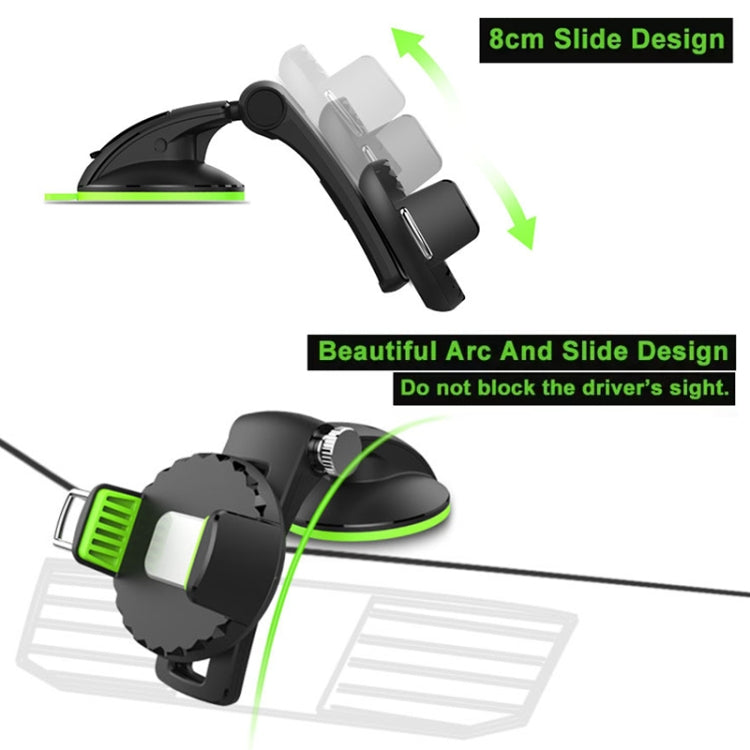 Multifunctional Car Center Console Dashboard Suction Cup Phone Holder