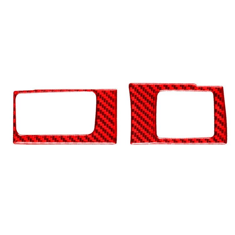 2 PCS Set for Honda CRV 2007-2011 Carbon Fiber Car Central Control Card Box Panel Decorative Sticker, Left Drive, Central Control Card Box, Left Drive