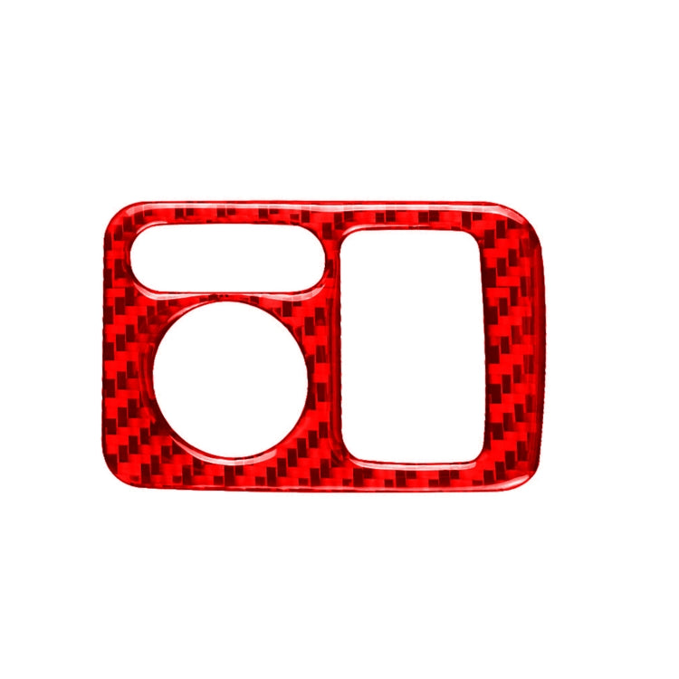 For Honda CRV 2007-2011 Car Carbon Fiber Rear Mirror Adjustment Switch Frame Decorative Sticker, Right Drive, Rear Mirror Adjustment Switch, Right Drive