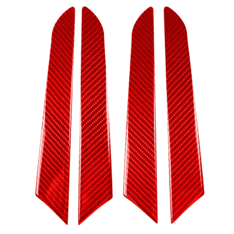 Car Carbon Fiber Door Panel Decorative Sticker for Mazda CX-5 2017-2018, Left and Right Drive, Door Panel