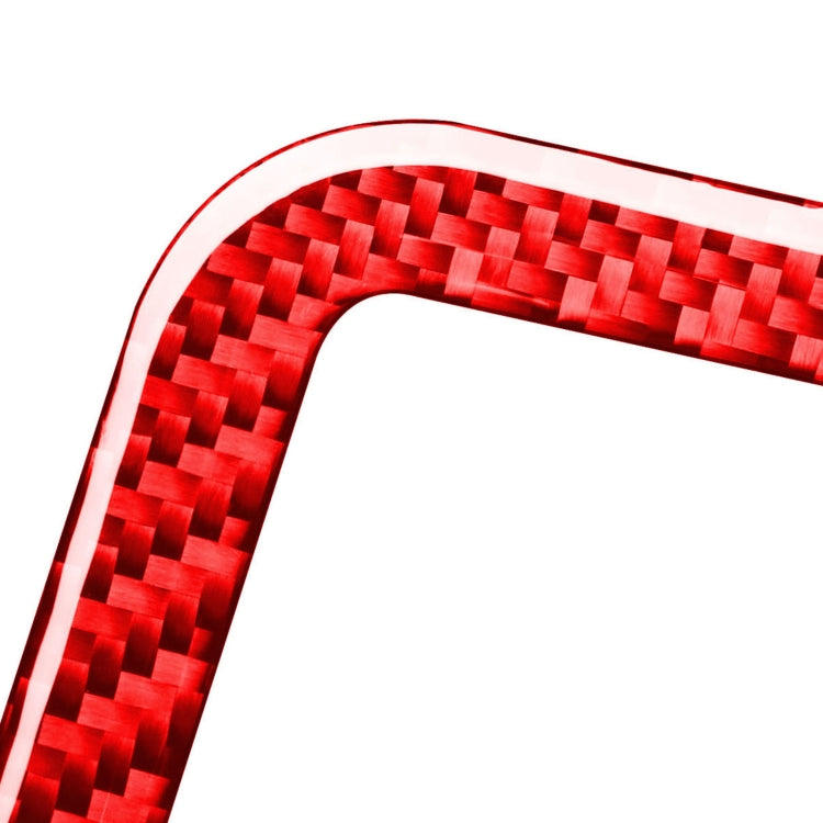 Car Carbon Fiber Front Reading Light Panel Decorative Sticker for Toyota RAV4 2006-2013, Left and Right Drive