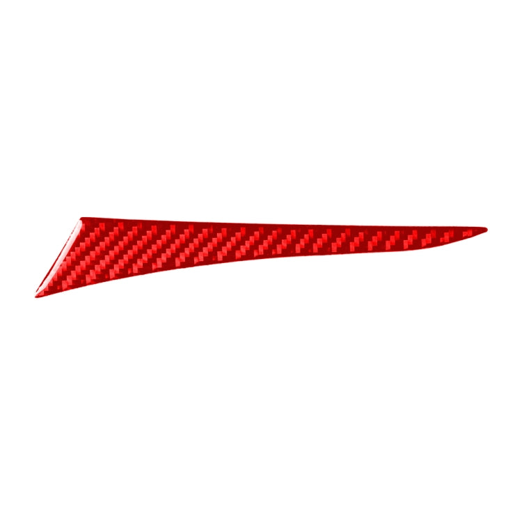 Car Carbon Fiber Dashboard Left Side Decorative Sticker for Infiniti Q50 2014-2020, Left Drive