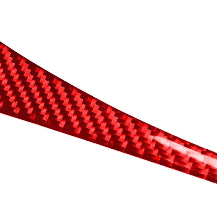 Car Carbon Fiber Dashboard Left Side Decorative Sticker for Infiniti Q50 2014-2020, Left Drive