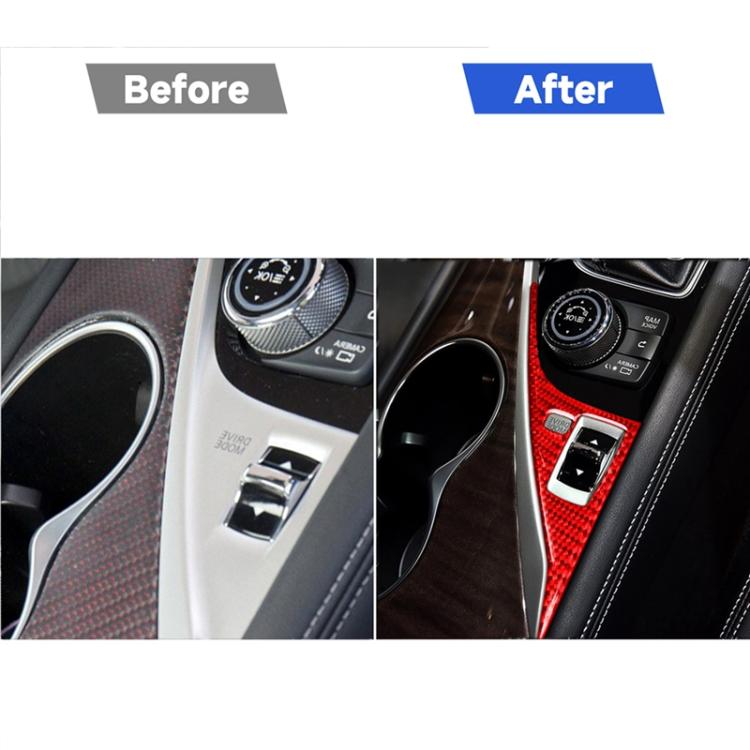 Car Carbon Fiber Driver Panel Decorative Sticker for Infiniti Q50 2014-2020, Right Drive, Driver Panel, Right Drive