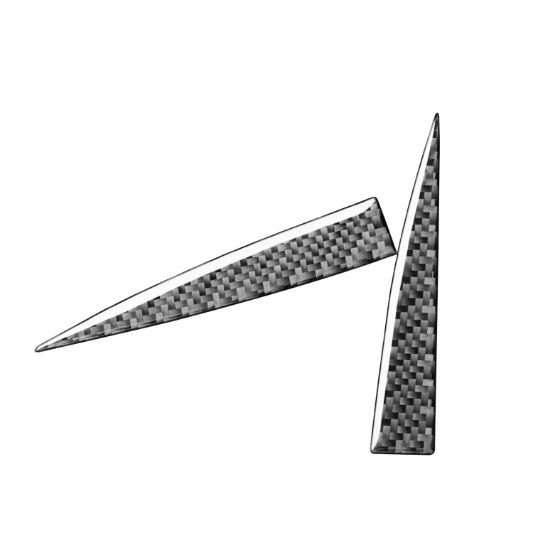 Car Carbon Fiber Central Control Small Display Decorative Sticker for Toyota Highlander 2014-2019, Left Drive
