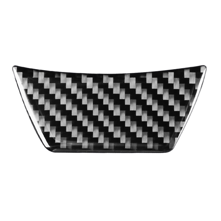 Car Carbon Fiber Steering Wheel Decorative Sticker for Toyota Highlander 2014-2019, Left Drive, Steering Wheel