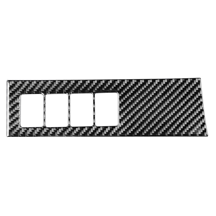 Car Carbon Fiber Headlight Adjustment Switch Panel Decorative Sticker for Toyota Highlander 2014-2019, Left Drive, Headlight Adjustment Switch Panel