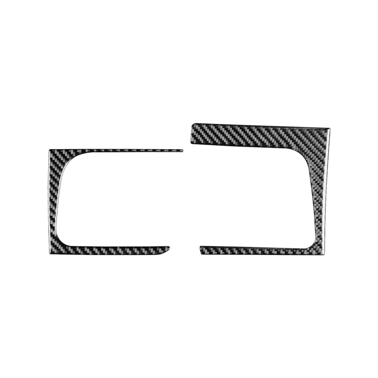 Car Carbon Fiber Side Air Outlet Decorative Sticker for Toyota Highlander 2014-2019, Left Drive, Side Air Outlet