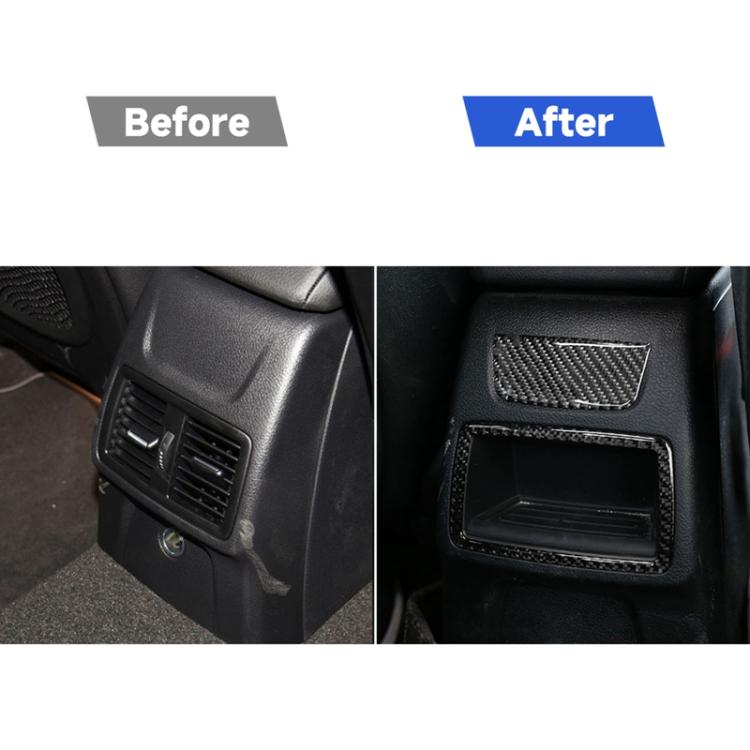 Car Rear Air Outlet Decorative Sticker for BMW F52 1 Series Sedan 2017-2019, Left Drive, Rear Air Outlet