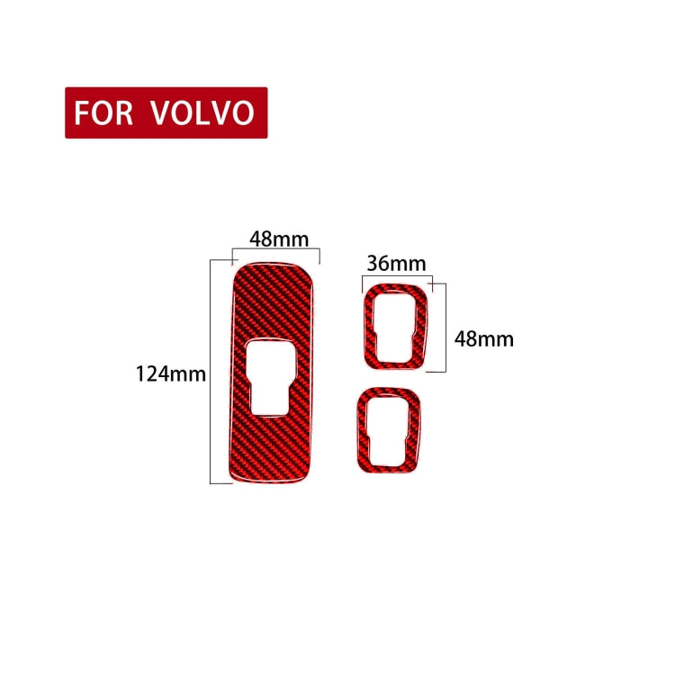 Car Window Lift Button Decorative Sticker for Volvo V60 2010-2017, Right Drive, Window Lift Button, Right Drive